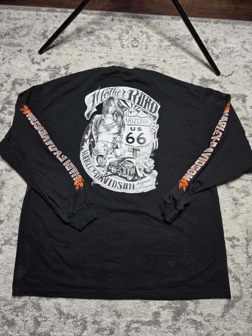 Harley Davidson Long Sleeve Skull Shirt Size 3X-Large